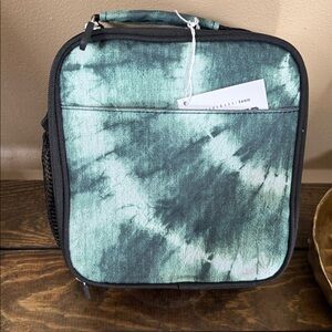 Pottery Barn Kids Green Tie-Dye Lunch Bag